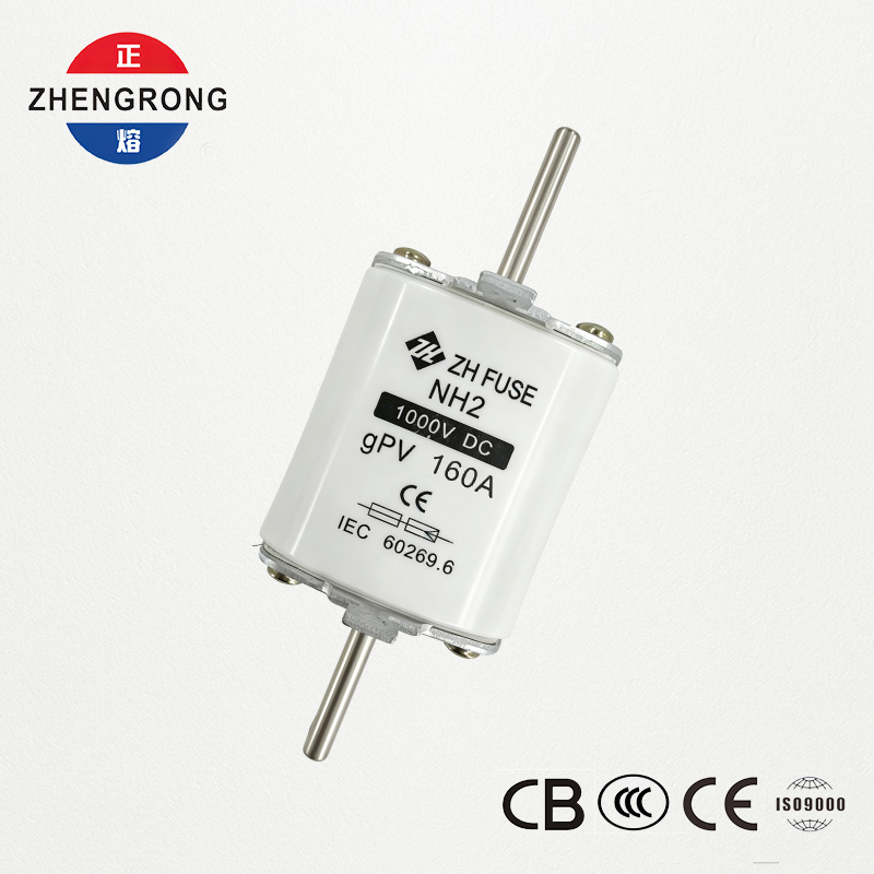 NH2 160A 1000V DC gPV ฟิวส์ลิงค์ไฟฟ้าโซลาร์เซลล์ - ได้รับการรับรอง IEC 60269.6