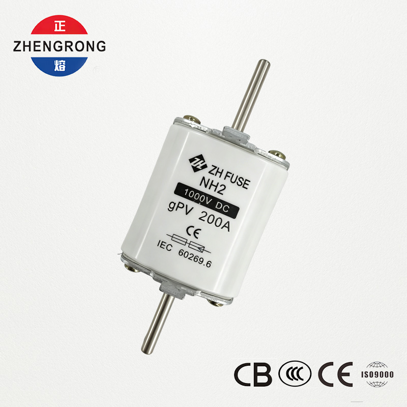 NH2 200A 1000V DC gPV ฟิวส์ลิงค์ไฟฟ้าโซลาร์เซลล์ - ได้รับการรับรอง IEC 60269.6