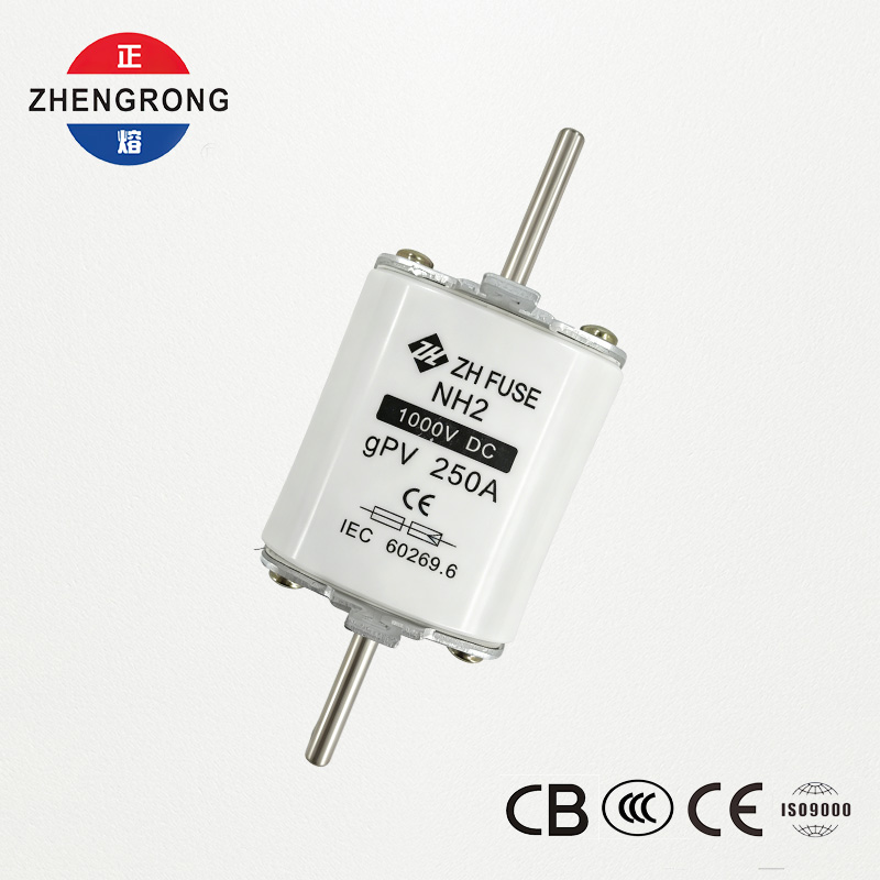 NH2 250A 1000V DC gPV ฟิวส์ลิงค์ไฟฟ้าโซลาร์เซลล์ - ได้รับการรับรอง IEC 60269.6