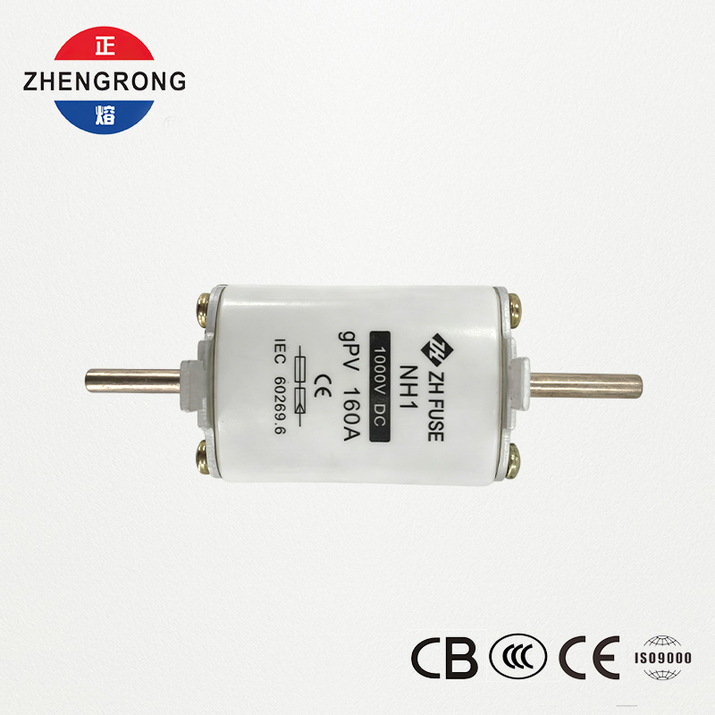 ฟิวส์ พีวีดีซี NH1 160A 1000V | CE & IEC 60269.6 ได้รับการอนุมัติสำหรับแผงโซลาร์เซลล์