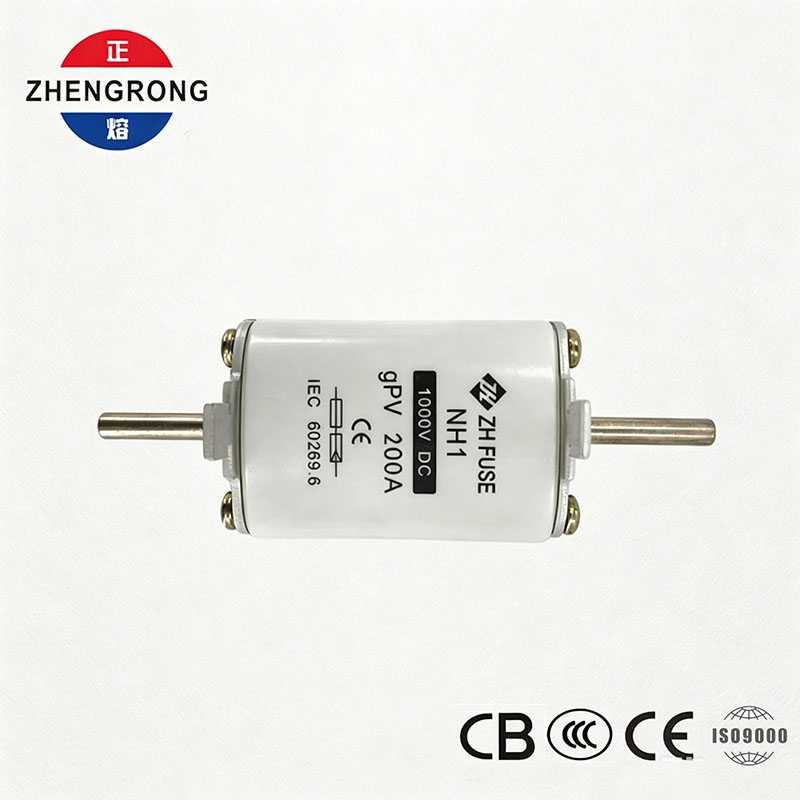 ฟิวส์ PV DC NH1 200A 1000V | CE & IEC 60269.6 ได้รับการอนุมัติสำหรับแผงโซลาร์เซลล์