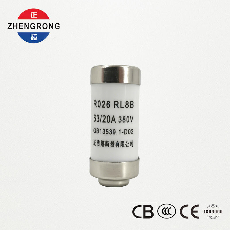 ฟิวส์ RL8B R026 380V | 20A/63A D02 มาตรฐาน