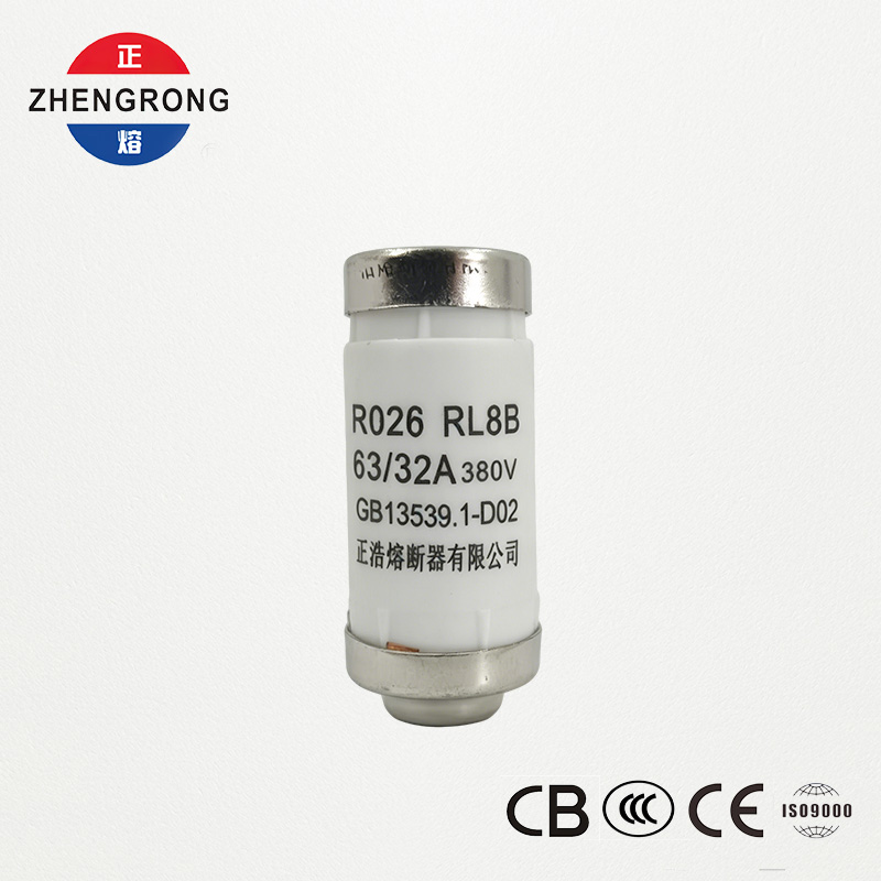 ฟิวส์ RL8B R026 380V | 32A/63A D02 มาตรฐาน