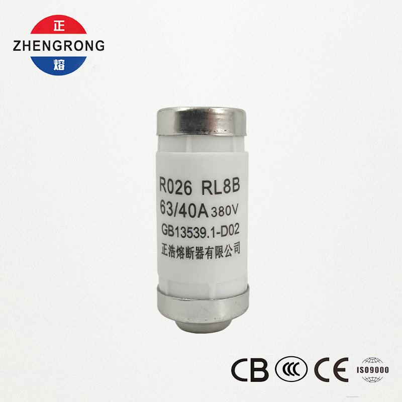 RL8B R026 40A 380V D02 ฟิวส์ทรงกระบอก