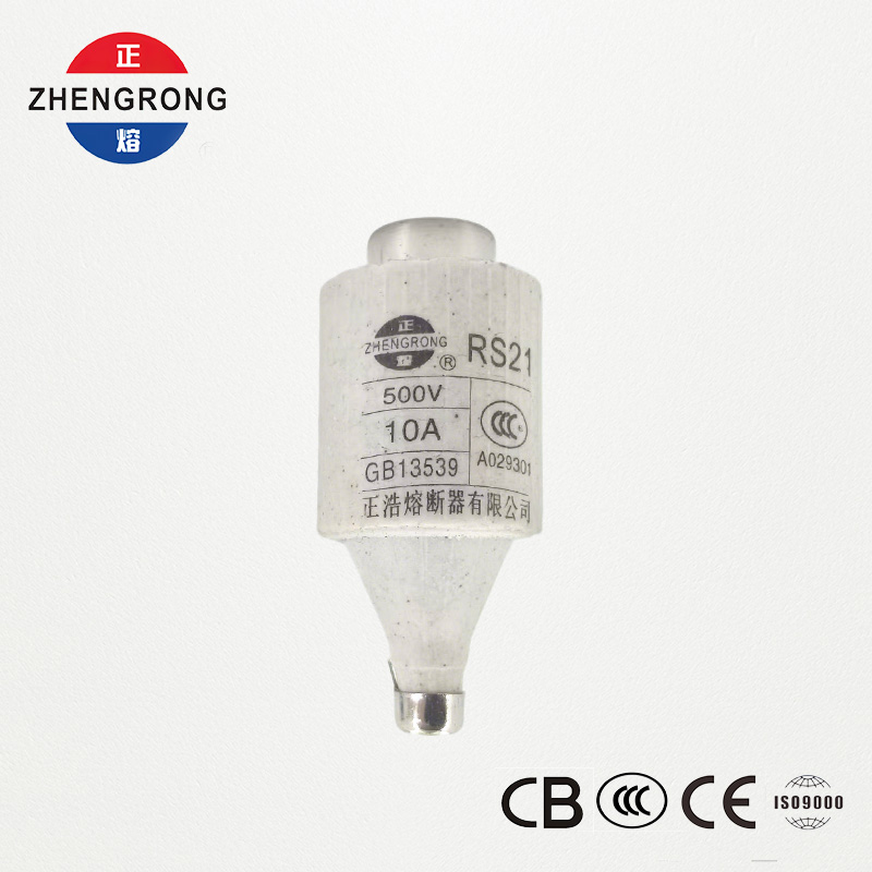 RS21 10A 500V ฟิวส์ชนิดสกรูออกฤทธิ์เร็ว