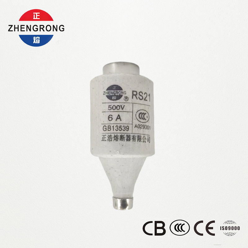 RS21 6A 500V ฟิวส์ชนิดสกรูออกฤทธิ์เร็ว
