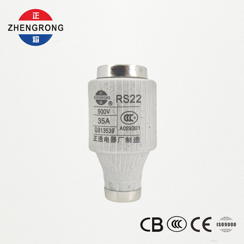 RS22 35A 500V ฟิวส์ชนิดสกรูออกฤทธิ์เร็ว | การป้องกันเซมิคอนดักเตอร์