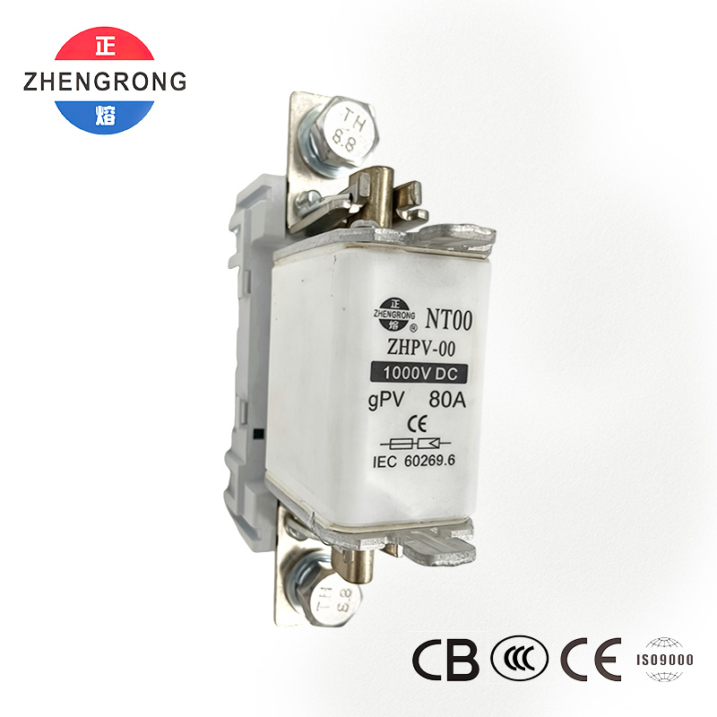 ZHPV-00 80A 1000V DC ฟิวส์ป้องกันไฟฟ้าโซลาร์เซลล์ - ได้รับการรับรอง CE